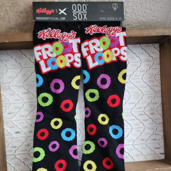 Odd Sox Other - NWT Odd Sox Froot Loops Over the Calf Socks